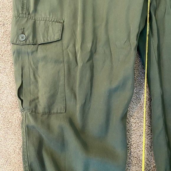 Boutique size 1XL plus size army green lightweight jogger pants JCPenney - Picture 4 of 8
